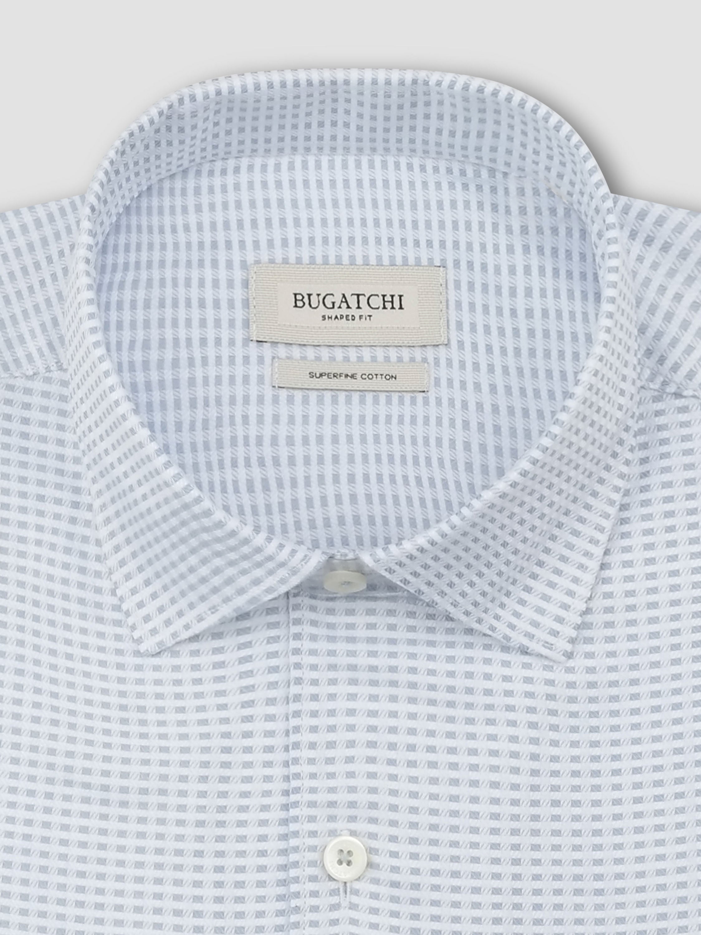 Bugatchi L/S Alvin Shirt, Air Blue