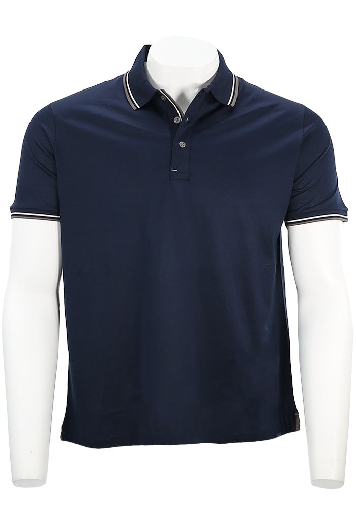 Paul & Shark Men's Jersey Cotton Polo Shirt In Navy - Mondo Uomo
