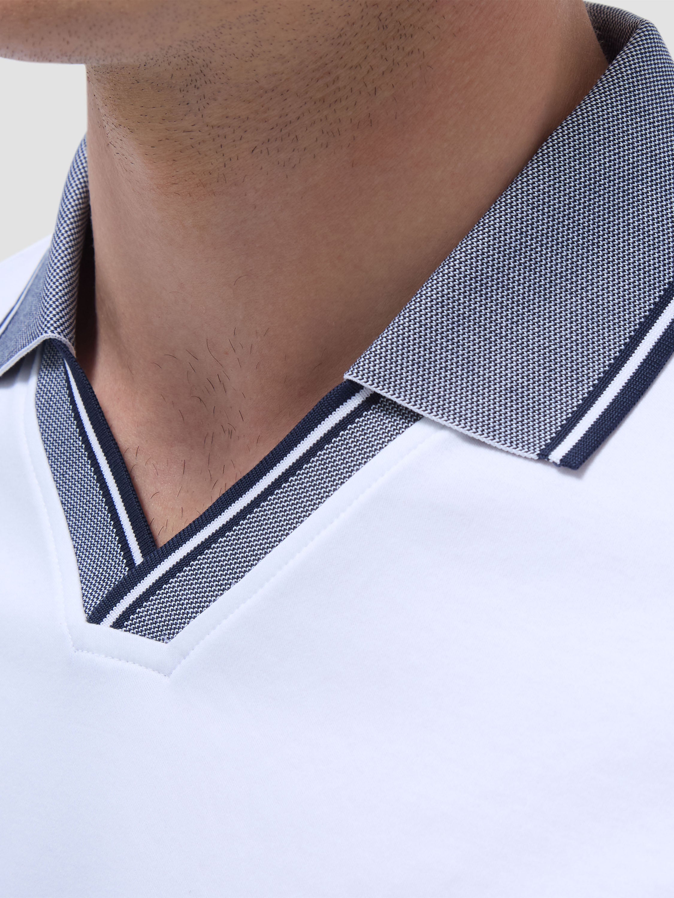 S/S Bugatchi Johnny Collar Polo