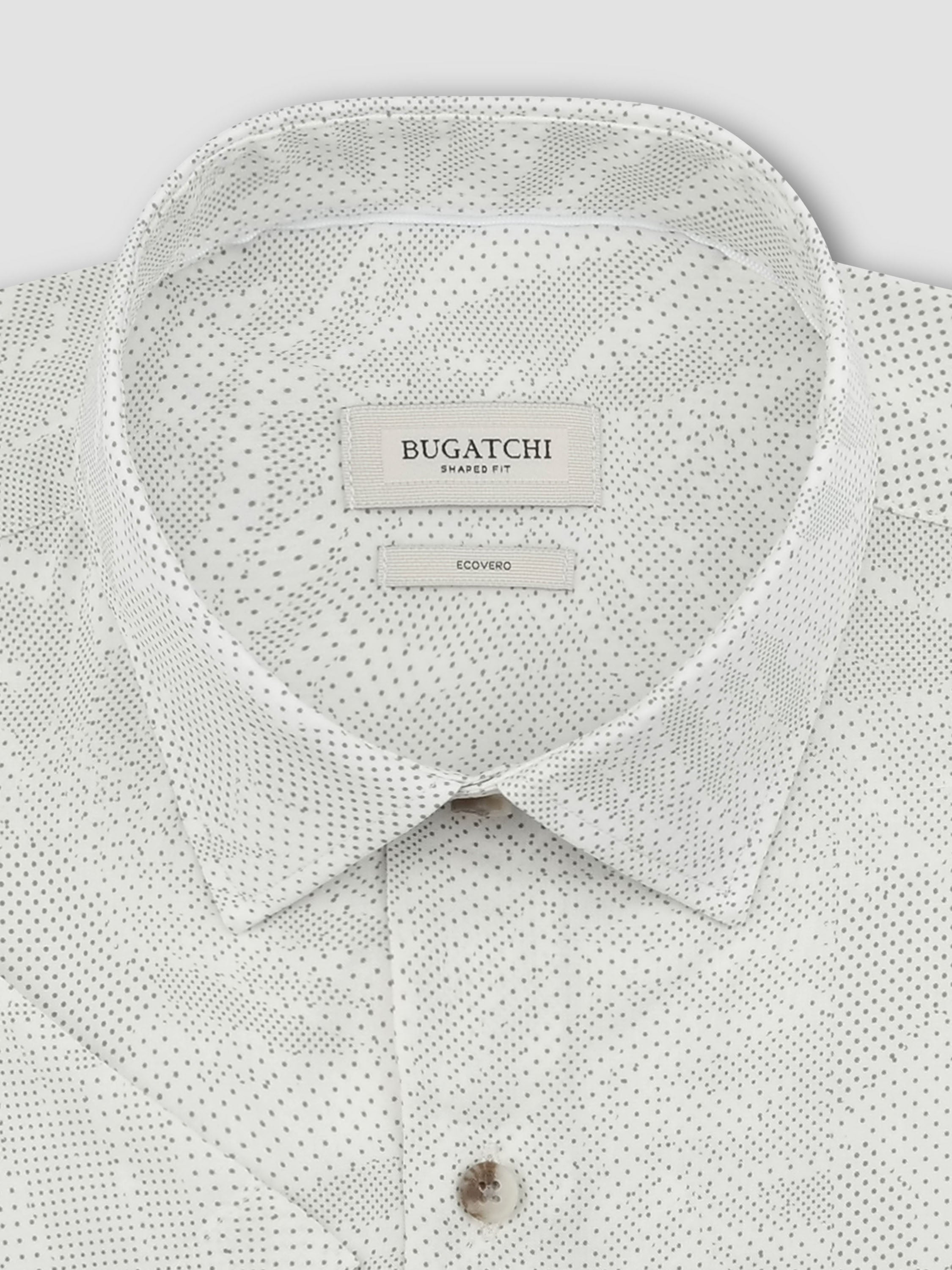 Bugatchi S/S Vero Shirt, White