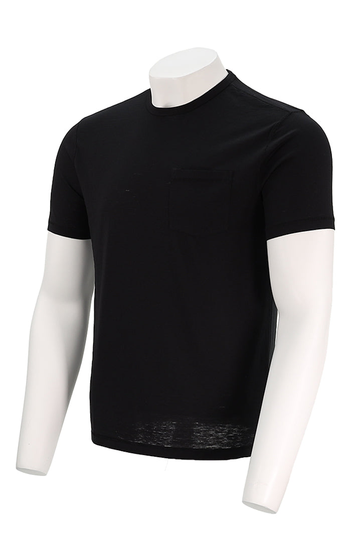 Bond Short Sleeve Burnout Crew | Black