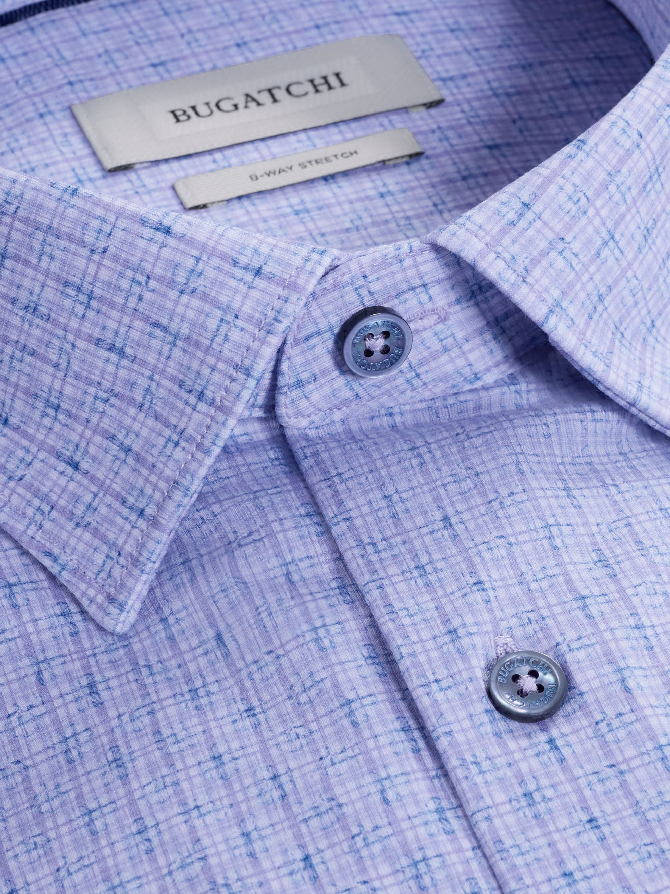 Bugatchi Ooohcotton L/S Shirt, Lilac