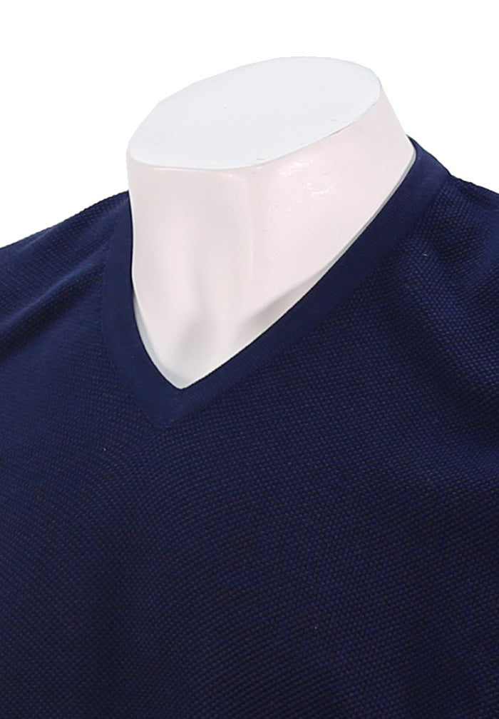 St. Croix Crystal Stitch V Neck