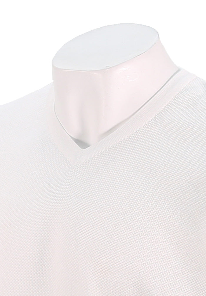 St. Croix Crystal Stitch V Neck