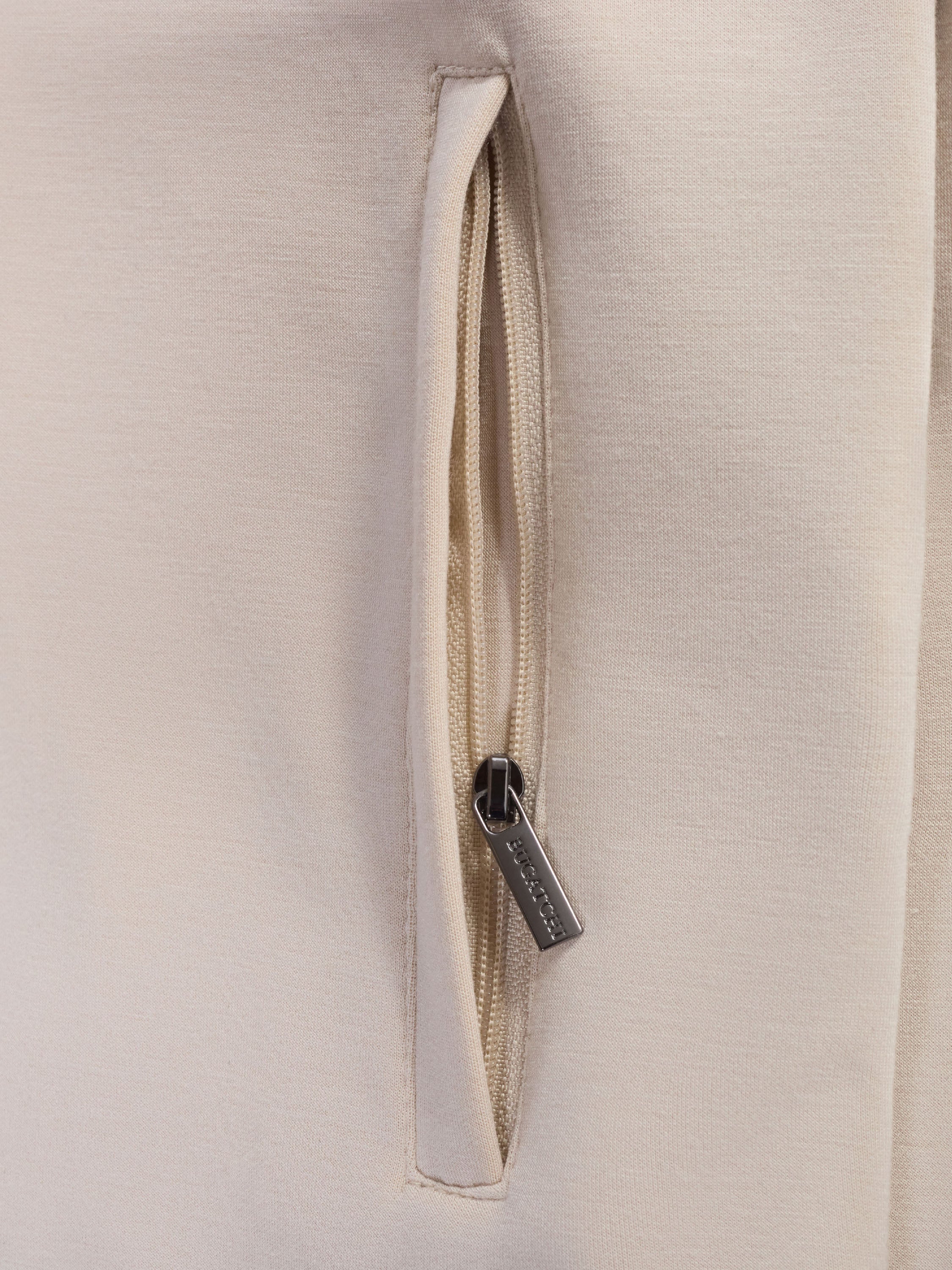 Bugatchi L/S Knit Shirt, Almond