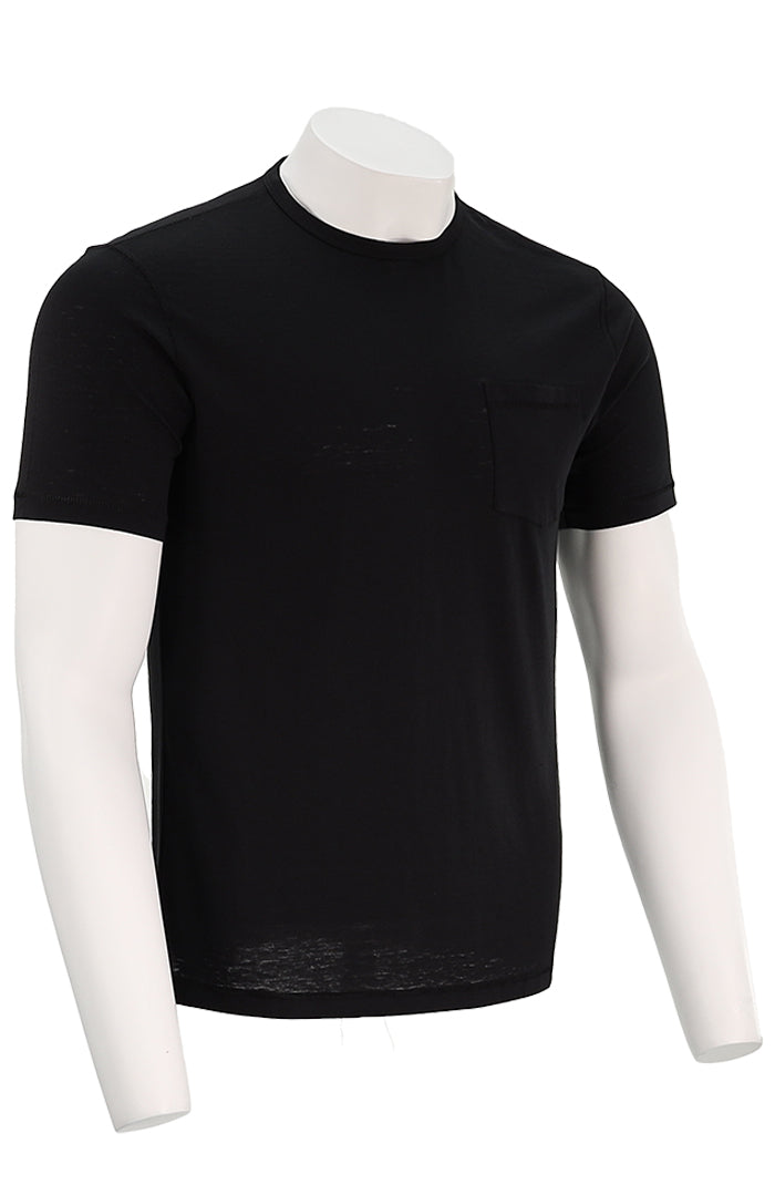 Bond Short Sleeve Burnout Crew | Black