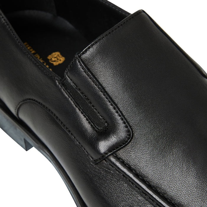 Bruno Magli Raging Men’s Black Nappa Leather Slip-On Shoe Detail – Mondo Uomo