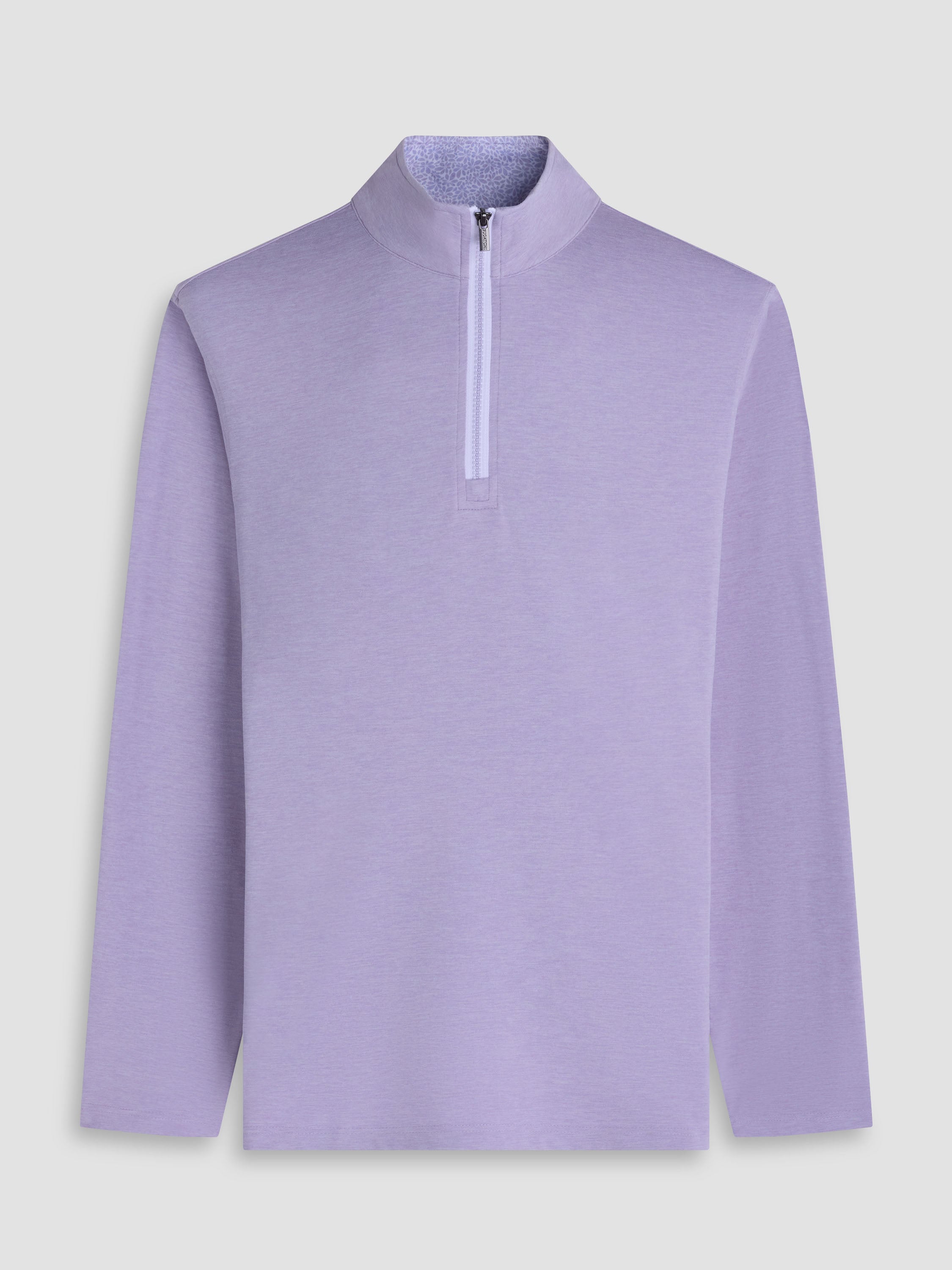 Bugatchi L/S Quarter Zip, Lavender