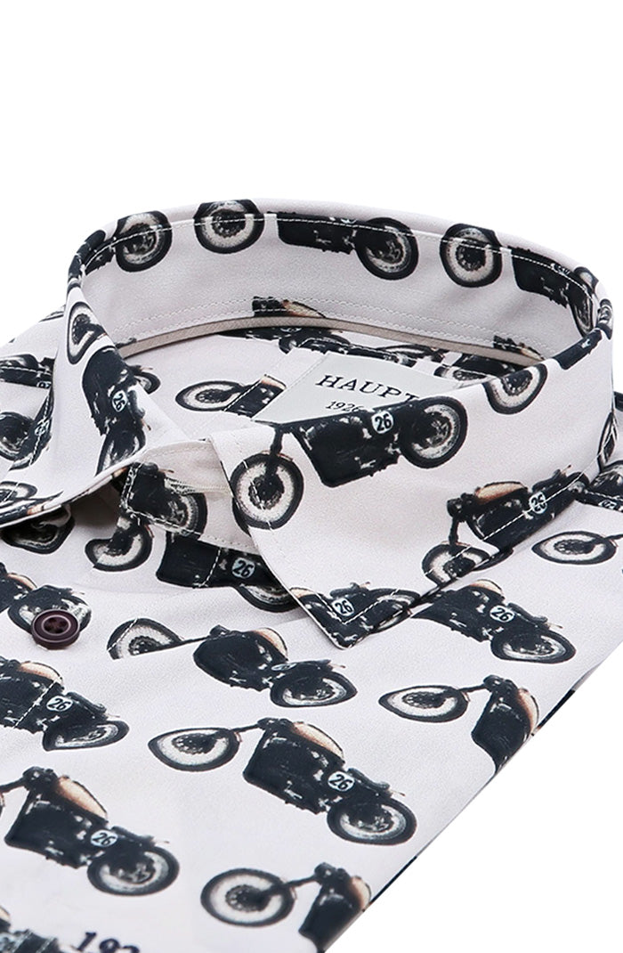 Haupt Short Sleeve Shirt For Men in Off-White 9111-2914