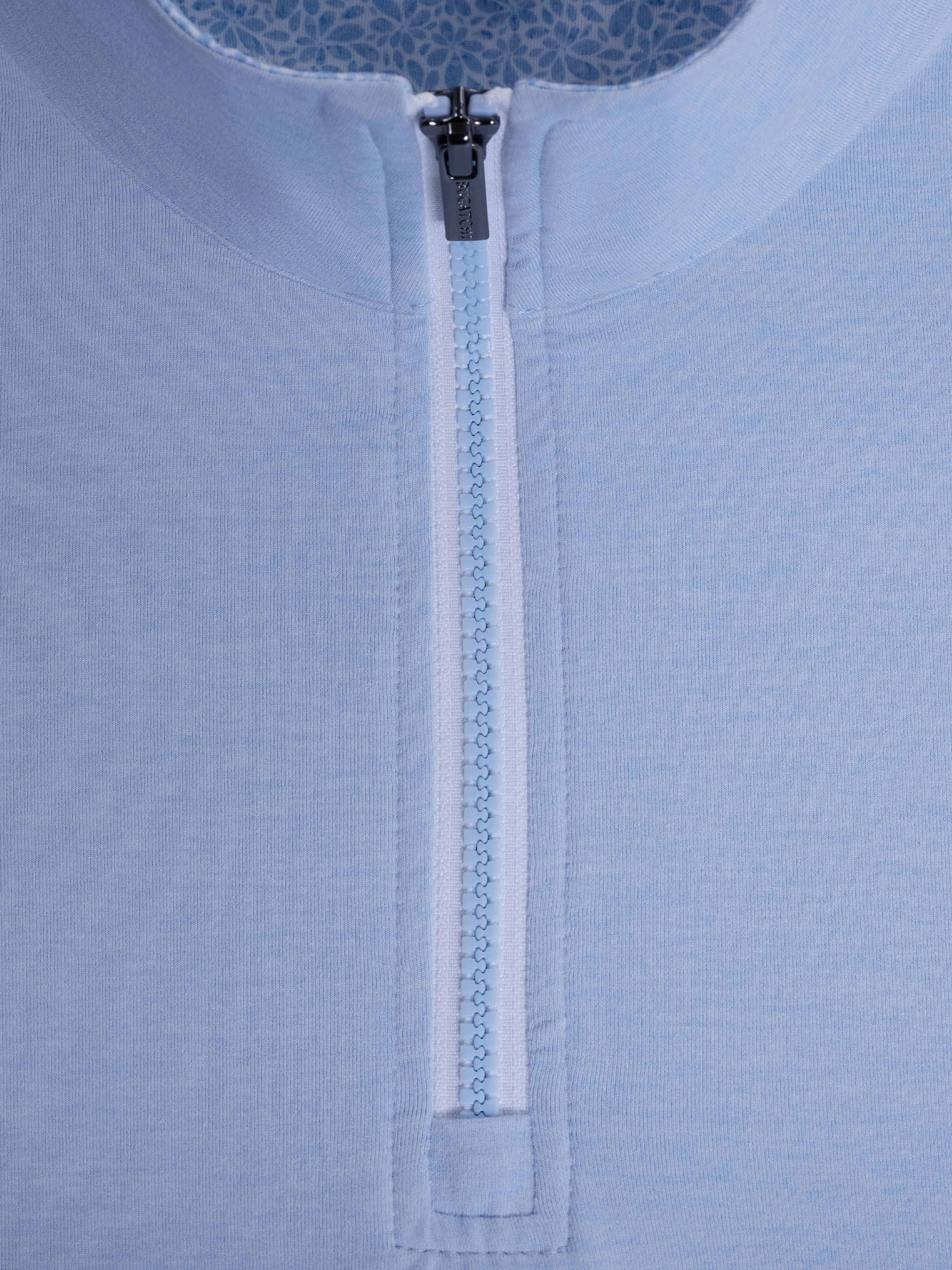 Bugatchi L/S Quarter Zip, Vista Blue
