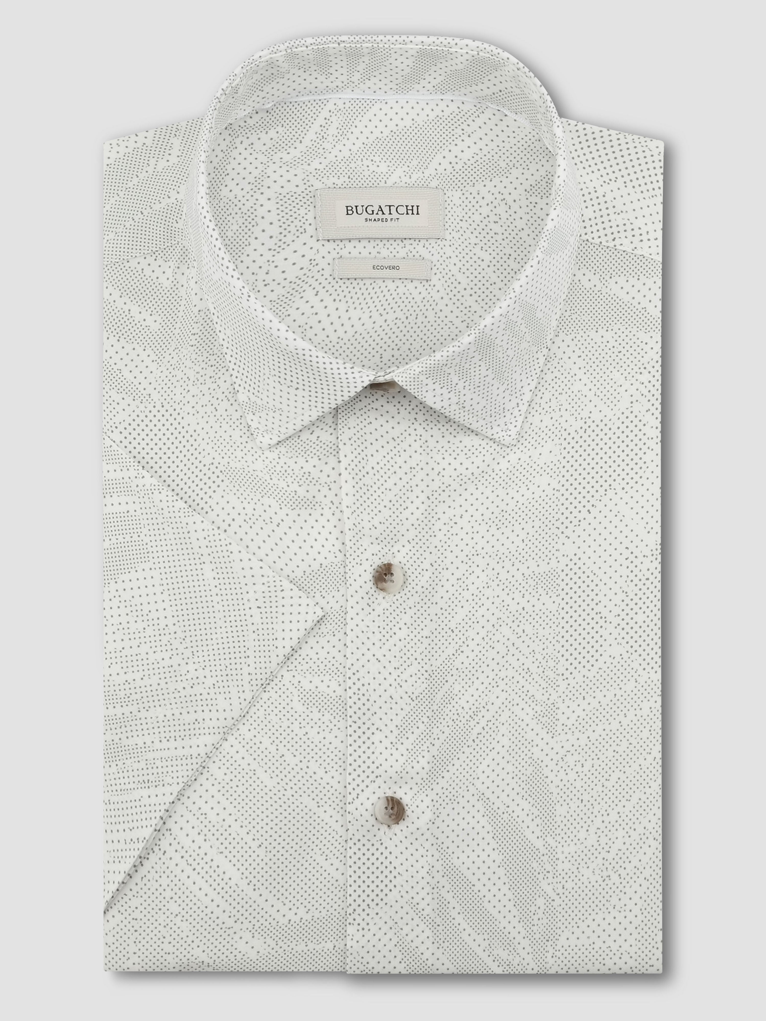 Bugatchi S/S Vero Shirt, White