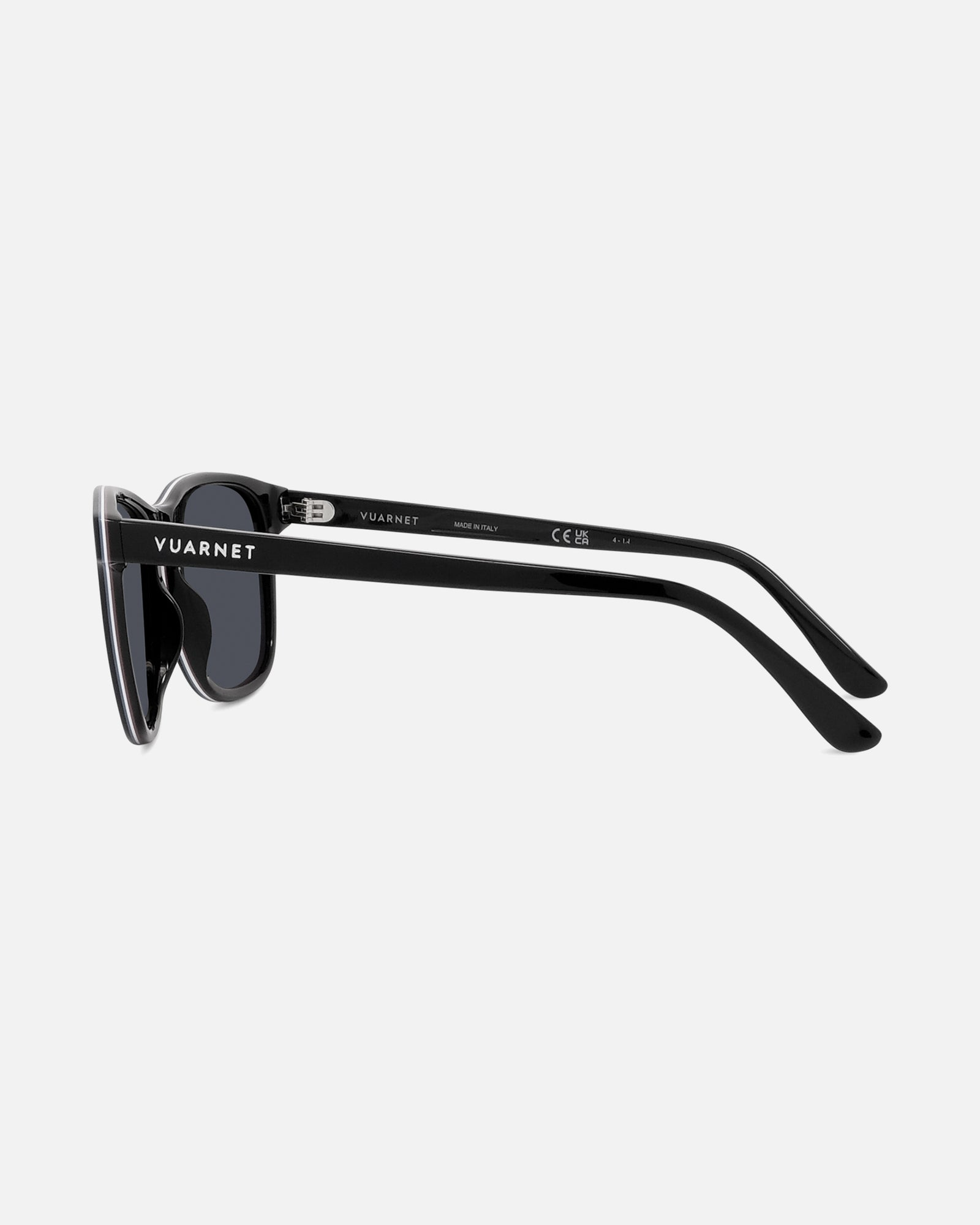 Vuarnet Belvedere Sunglasses In Black Side View VU40012I-05D