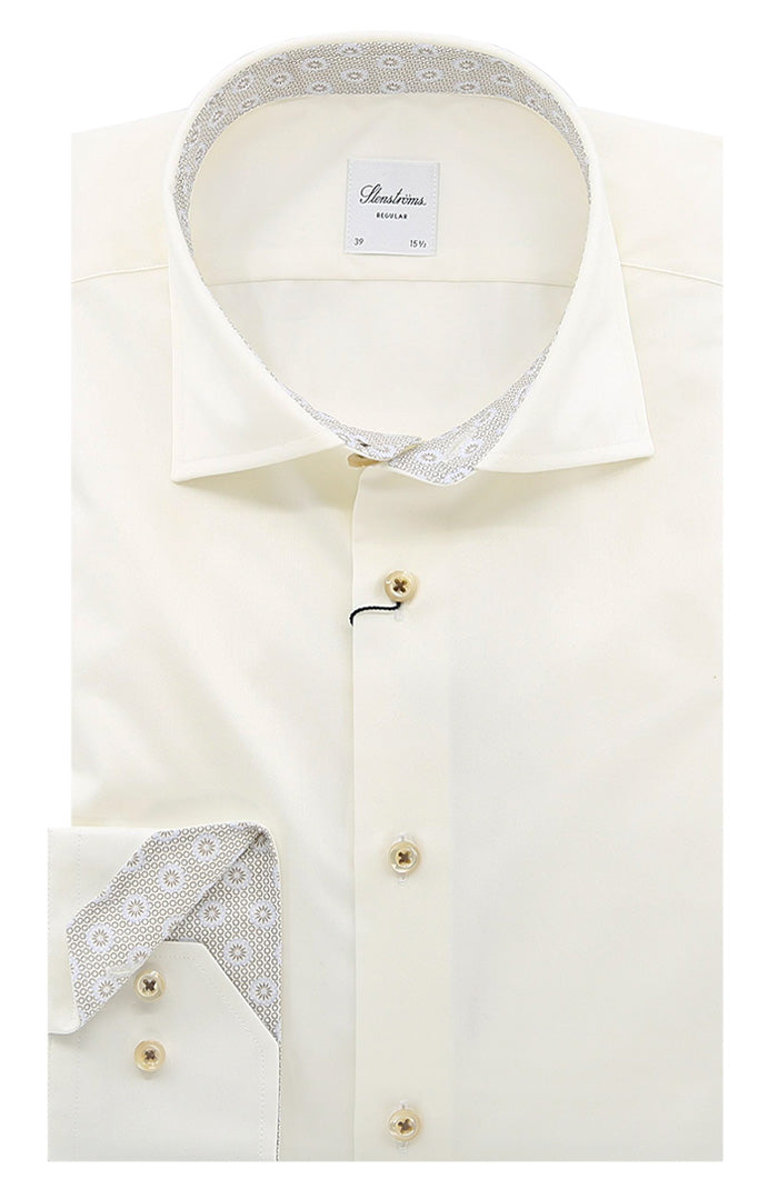 Stenstrms Cream Dress Shirt | Mondo Uomo Stenstrms Cream Dress Shirt | Mondo Uomo