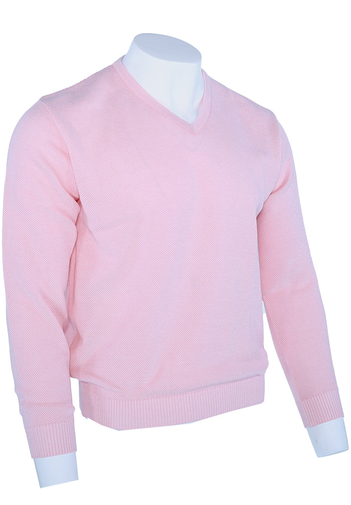 St. Croix Crystal Stitch V Neck