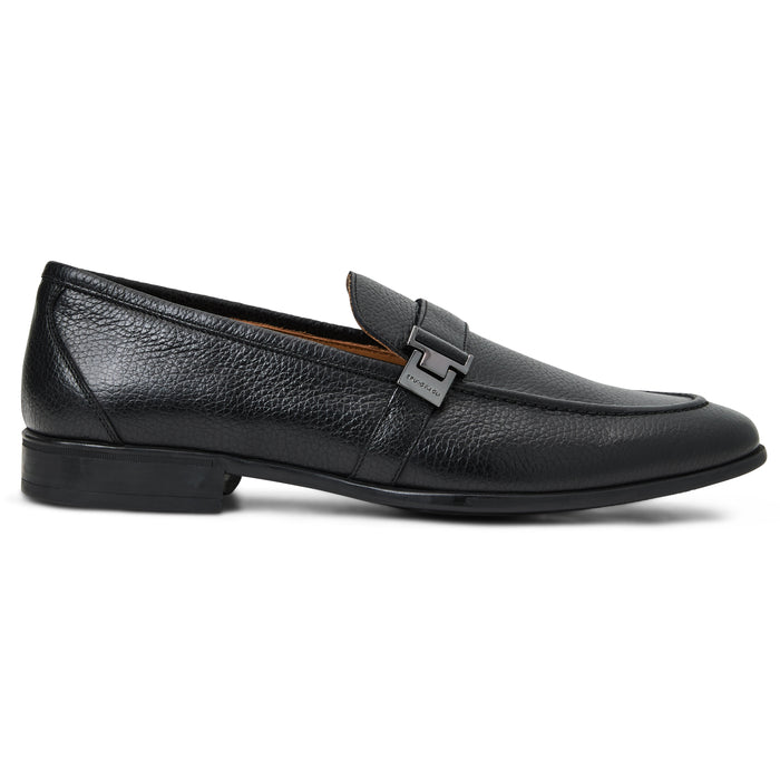 Bruno Magli Arlo Side Bit Loafer For Men In Black Side View