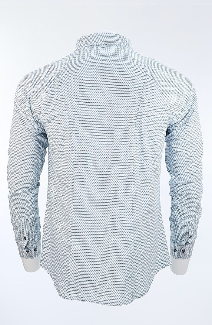 Desoto Long Sleeve Shirt Azure
