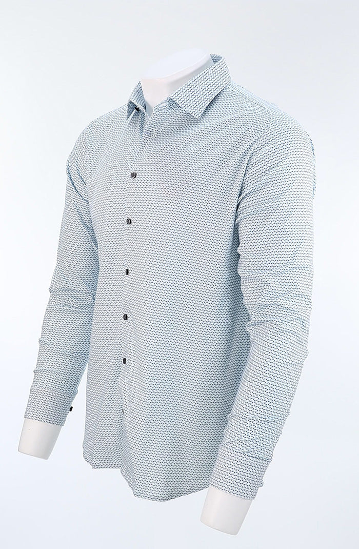 Desoto Long Sleeve Shirt Azure