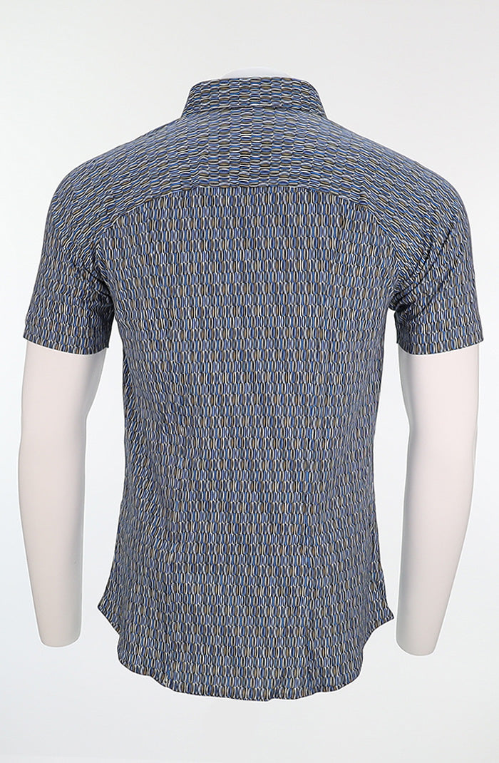 Desoto Short Sleeve Shirt Multicolor Neutrals
