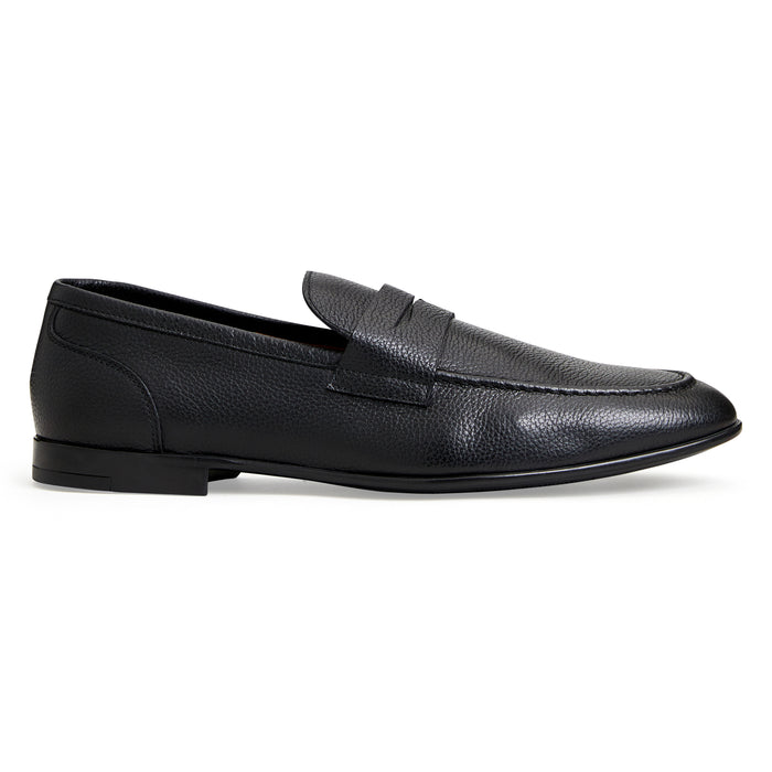 Bruno Magli Lastra Loafer for Men In Black Side View