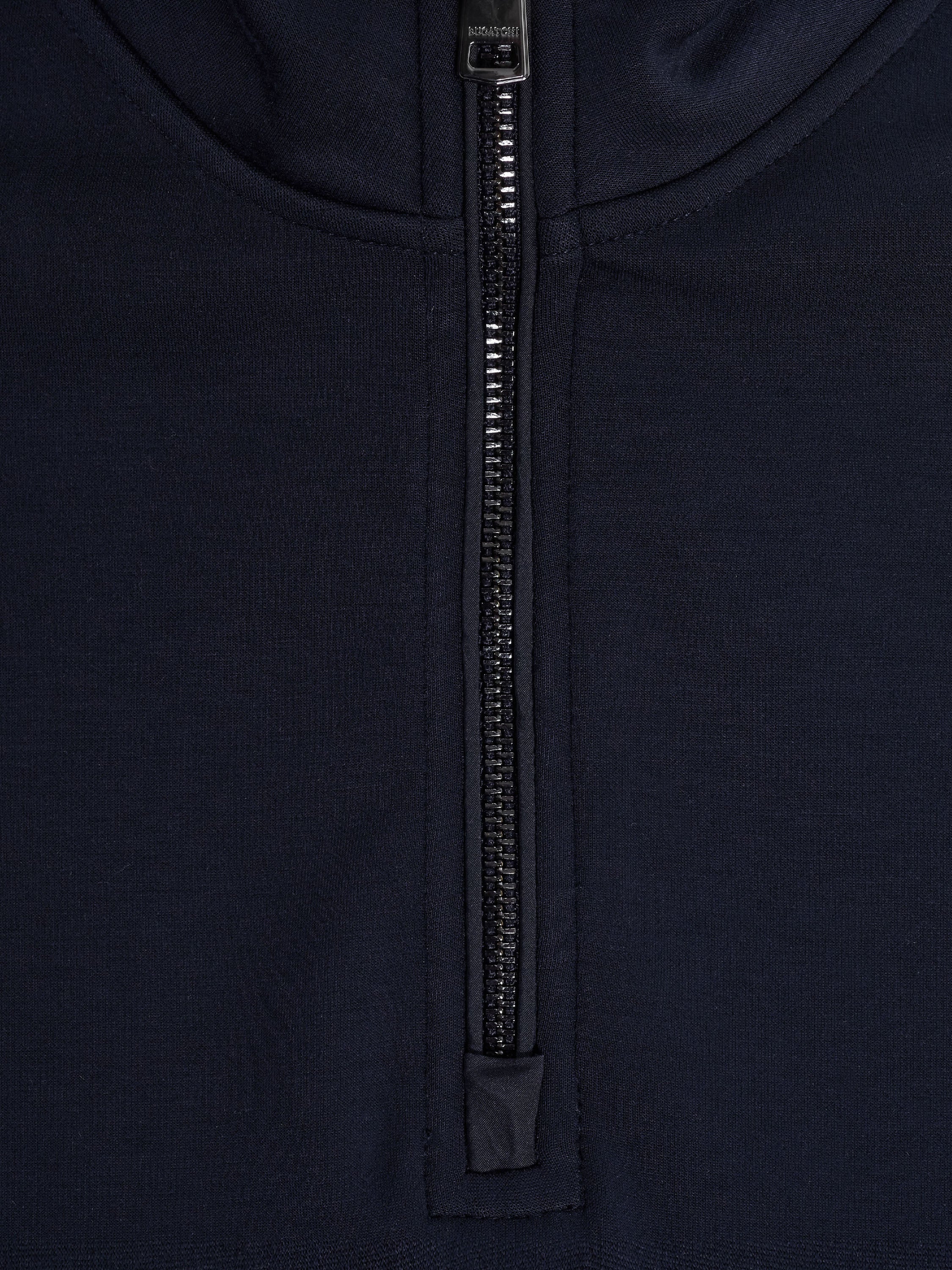Bugatchi L/S Quarter Zip Knit, Navy