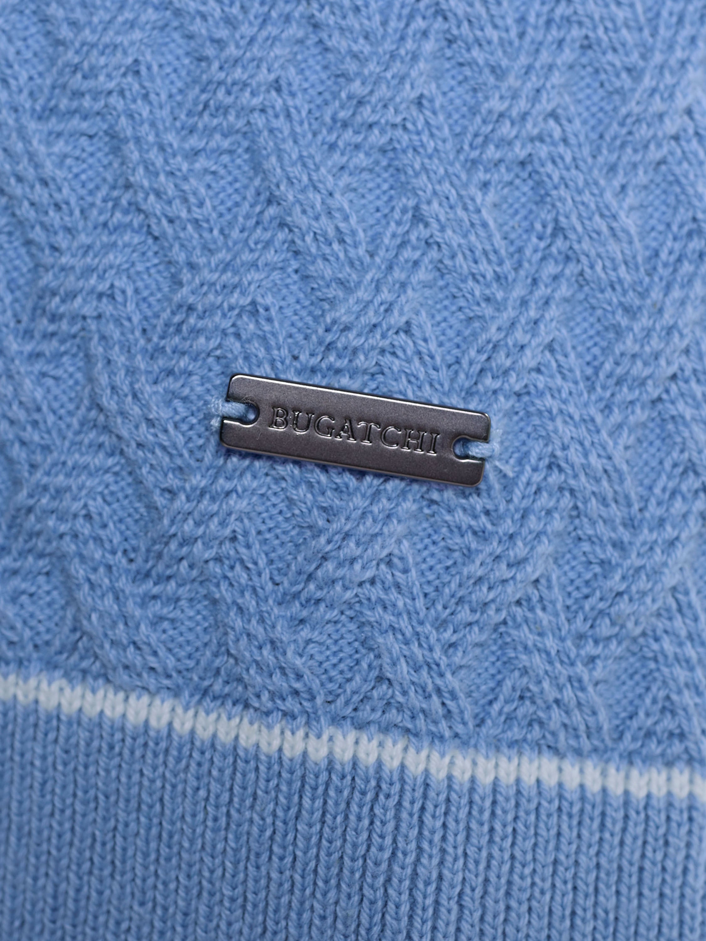 Bugatchi S/S Johnny Collar Sweater