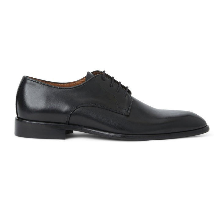 Bruno Magli Salerno Men’s Black Leather Derby Shoe Side View