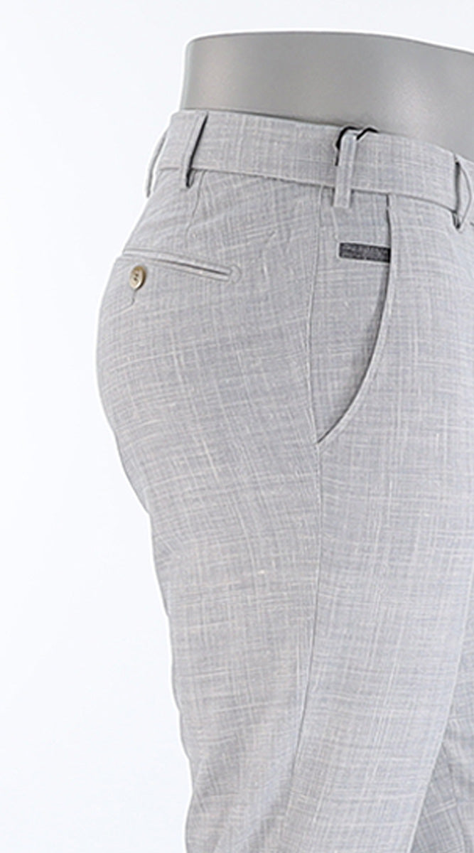 Meyer 2026 Bonn Linen Pants, LIGHT GREY