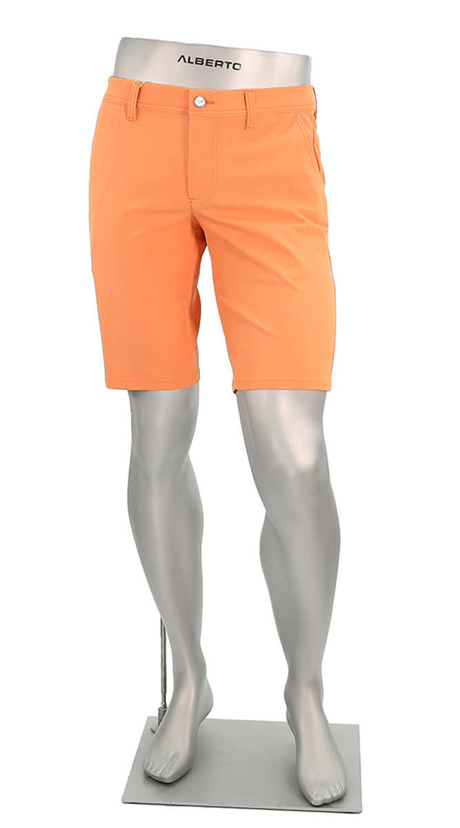 Alberto Earnie Golf 3X DRY Men’s Slim Fit Orange Activewear Shorts – Mondo Uomo