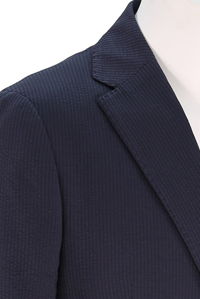 7 Downie Meridian Sport Coat For Men In Navy Close Up