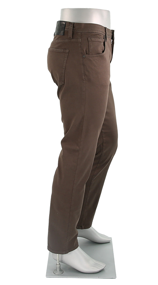 Stone Stretch Colored Denim Tobacco