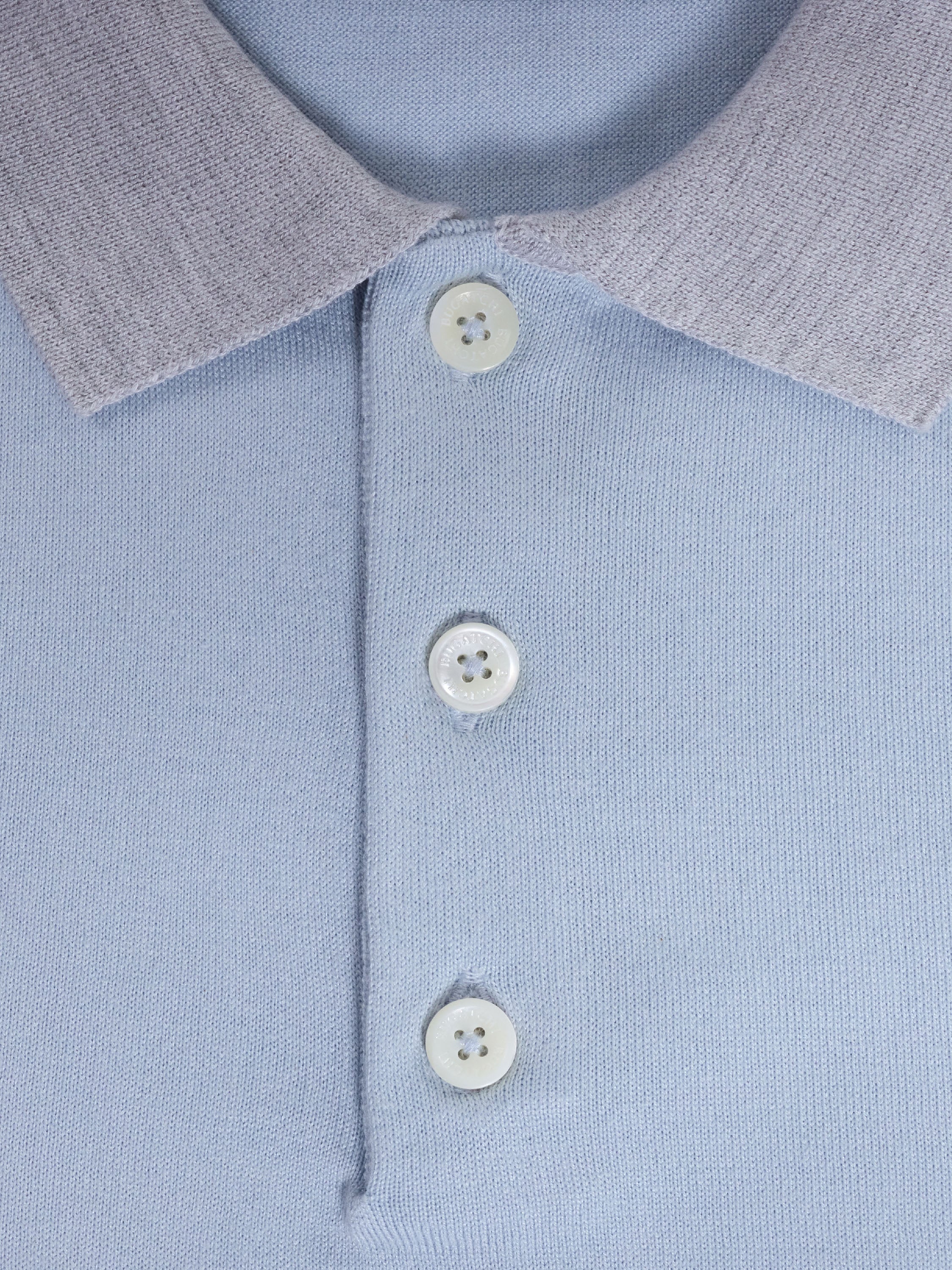 Bugatchi S/S Polo Sweater, Ice