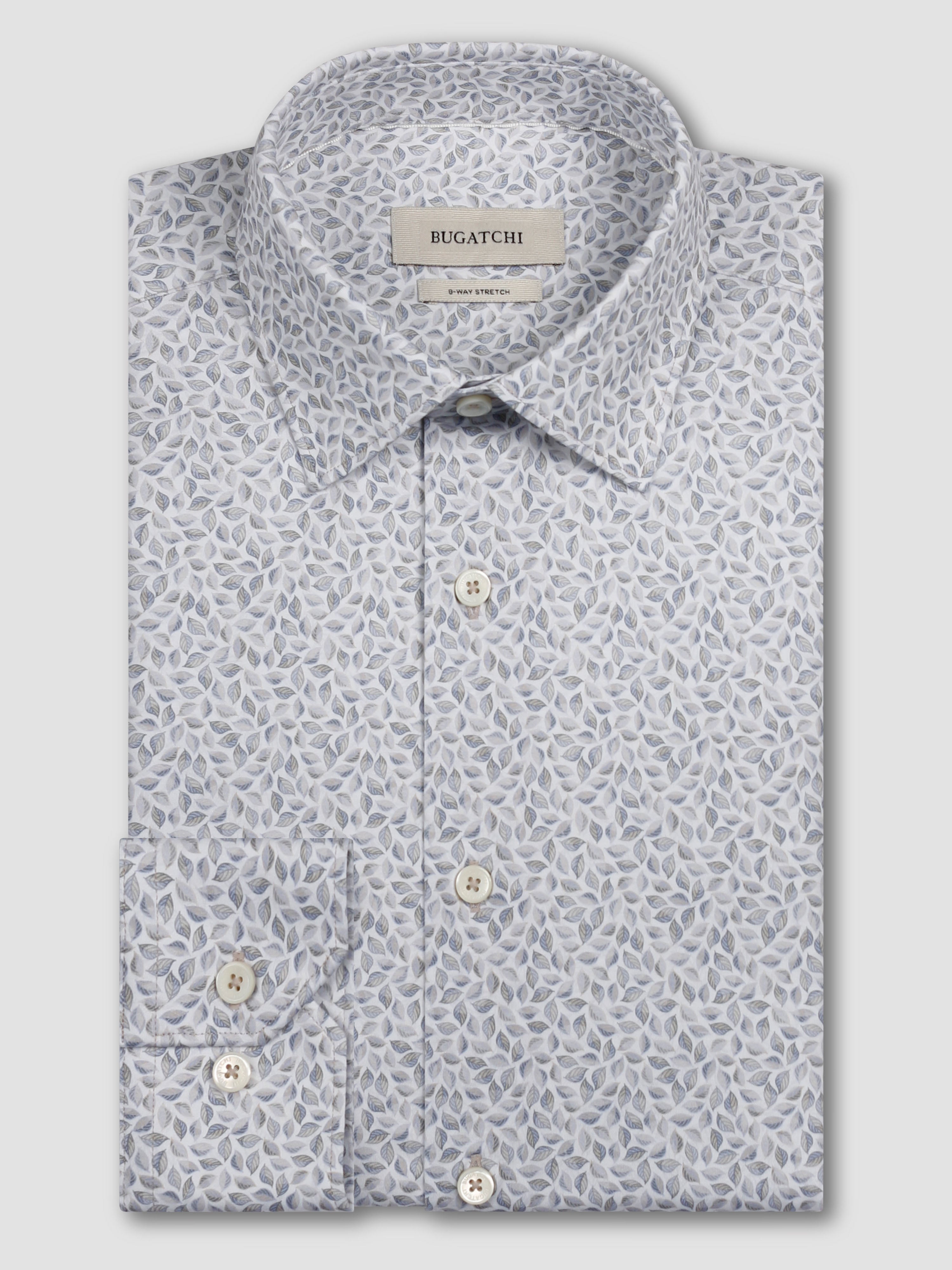 Bugatchi Ooohcotton L/S Shirt, Sand