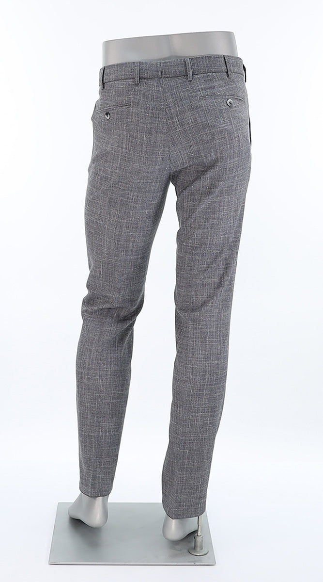 Meyer 2026 Bonn Linen Pants, MID GREY