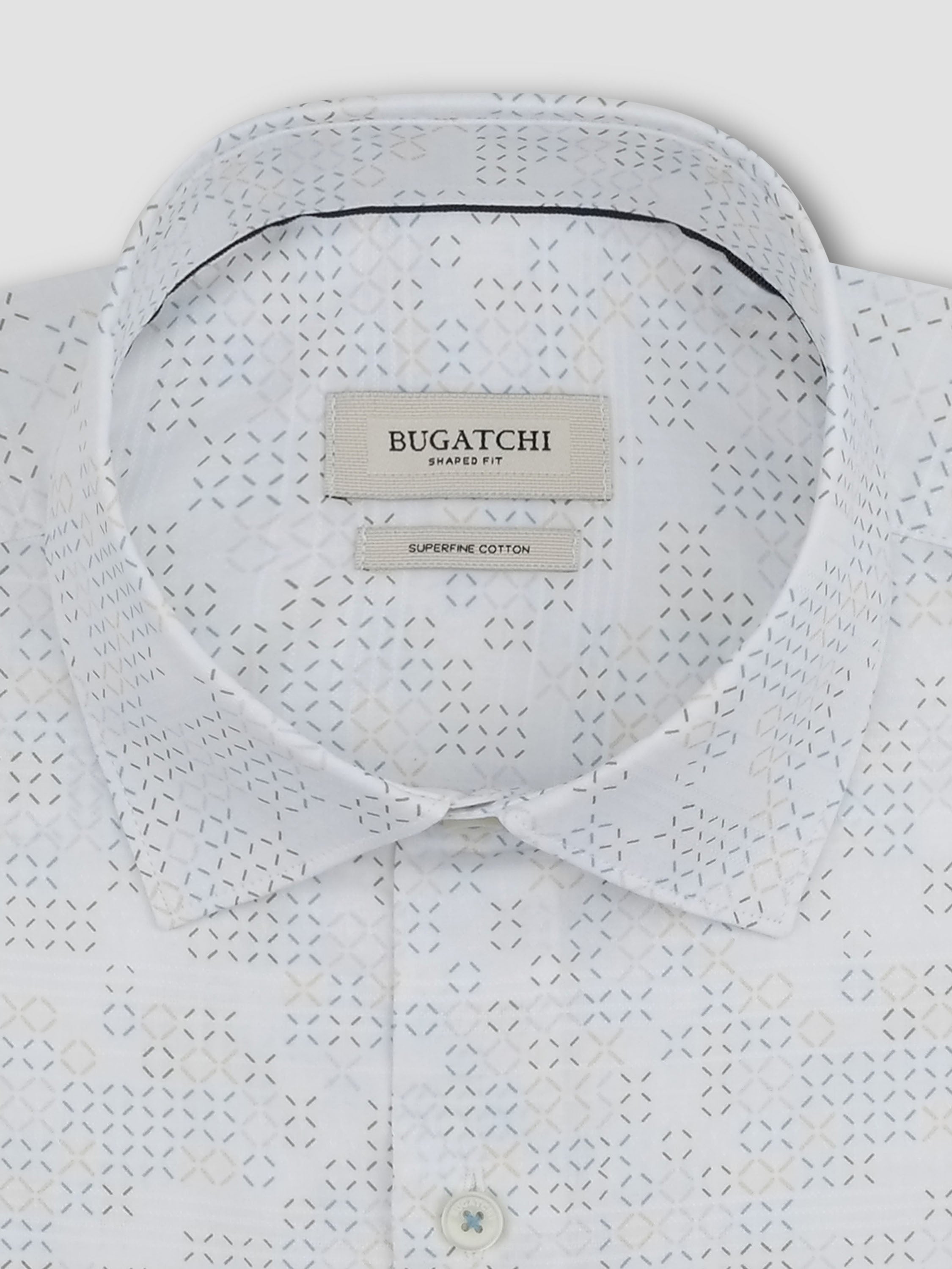 Bugatchi L/S Axel Shirt, White