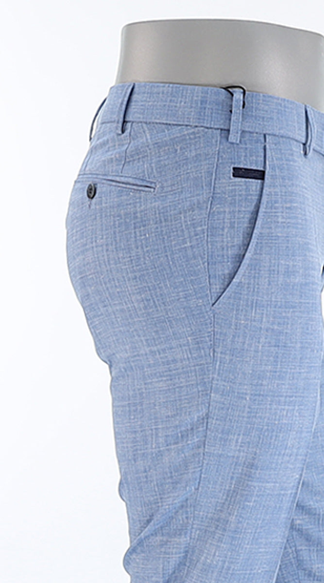 Meyer 2026 Bonn Linen Pants, LIGHT BLUE