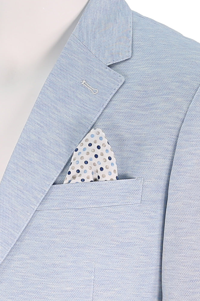 7 Downie Street Sport Coat, Lt Blue