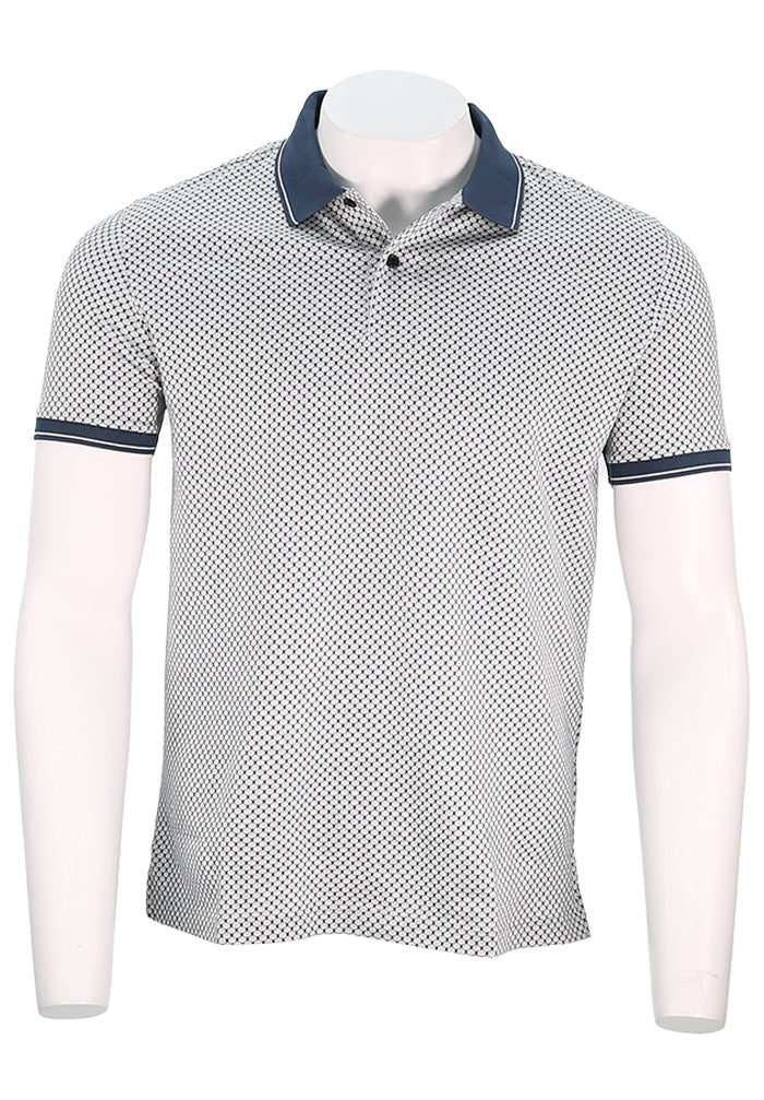 Rodd and Gunn Men's Lynden Knit Polo In Snow - Mondo Uomo