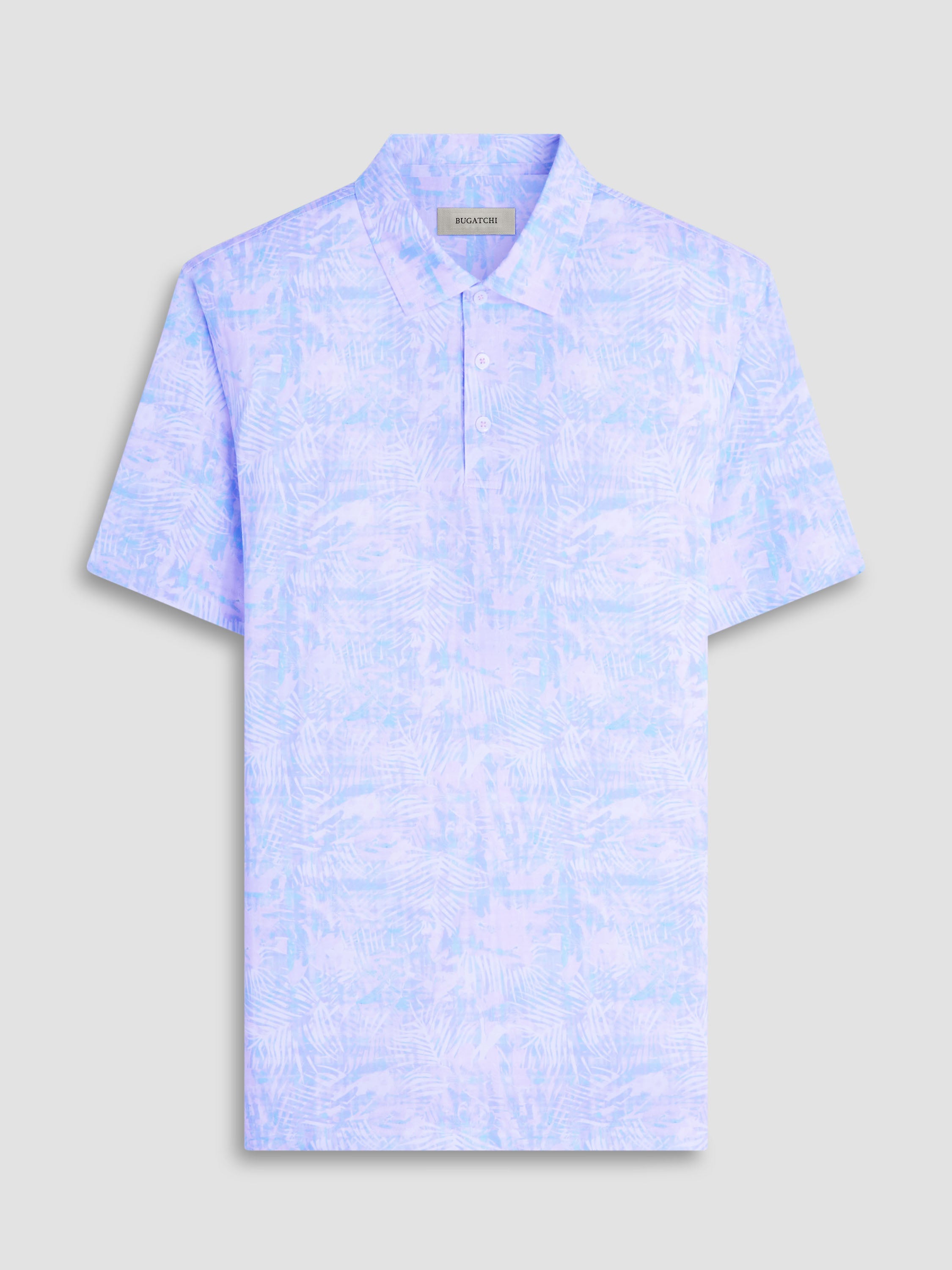 S/S Bugatchi Ooohcotton Victor For Men In Pink - Mondo Uomo