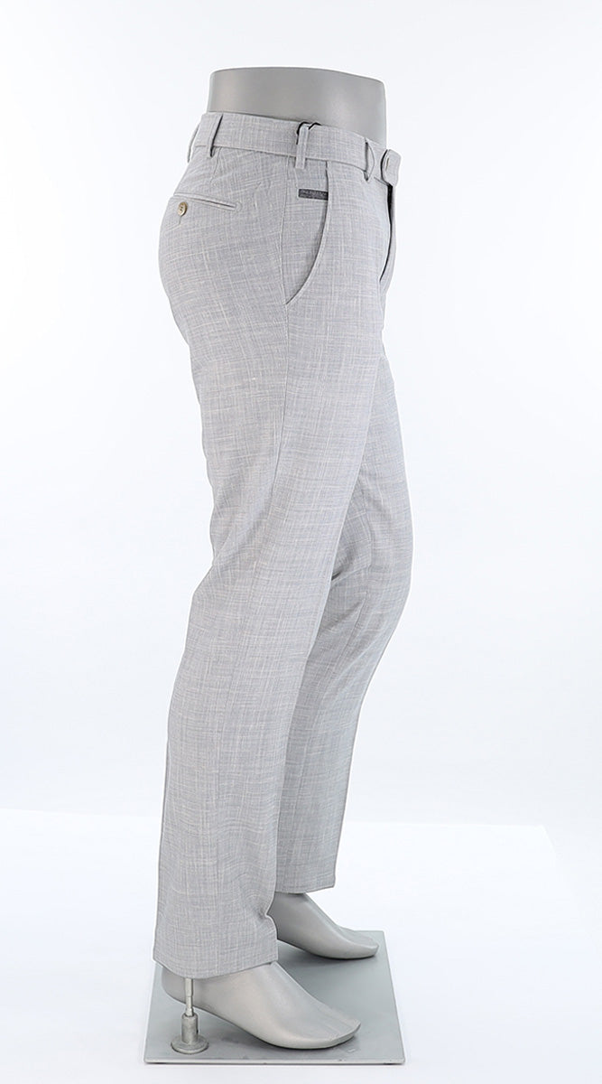Meyer 2026 Bonn Linen Pants, LIGHT GREY