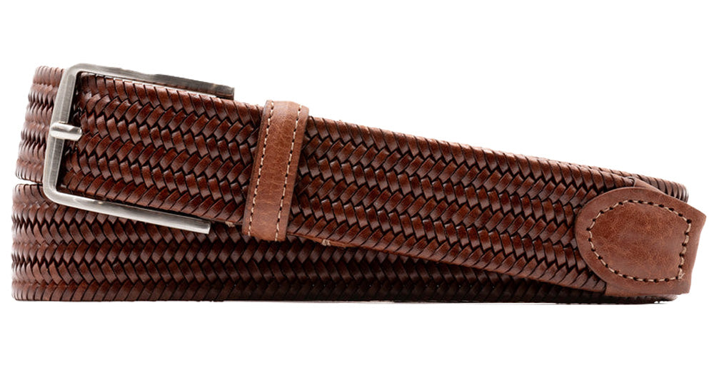 Martin Dingman Lexington Belt, Saddle Tan