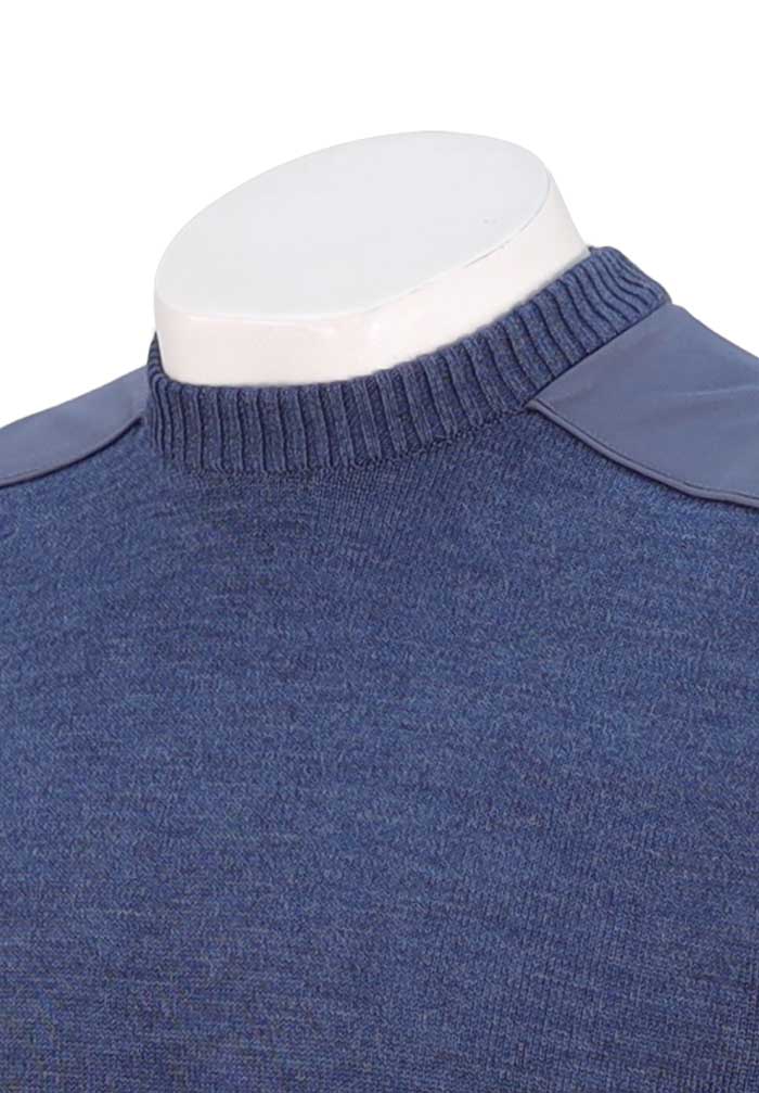 Paul & Shark Typhoon Re4x4 Crewneck, Cadet Blue