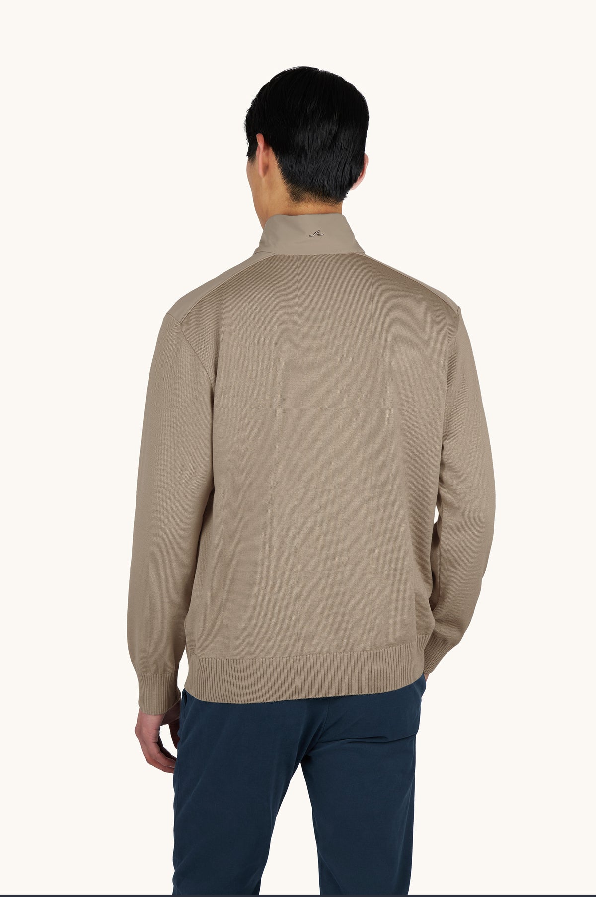 Paul & Shark Typhoon Wool Half Zip Sweater – view 5