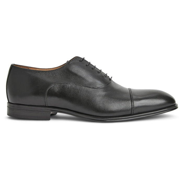 Bruno Magli Adriano Men’s Black Leather Oxford Dress Shoe Side View