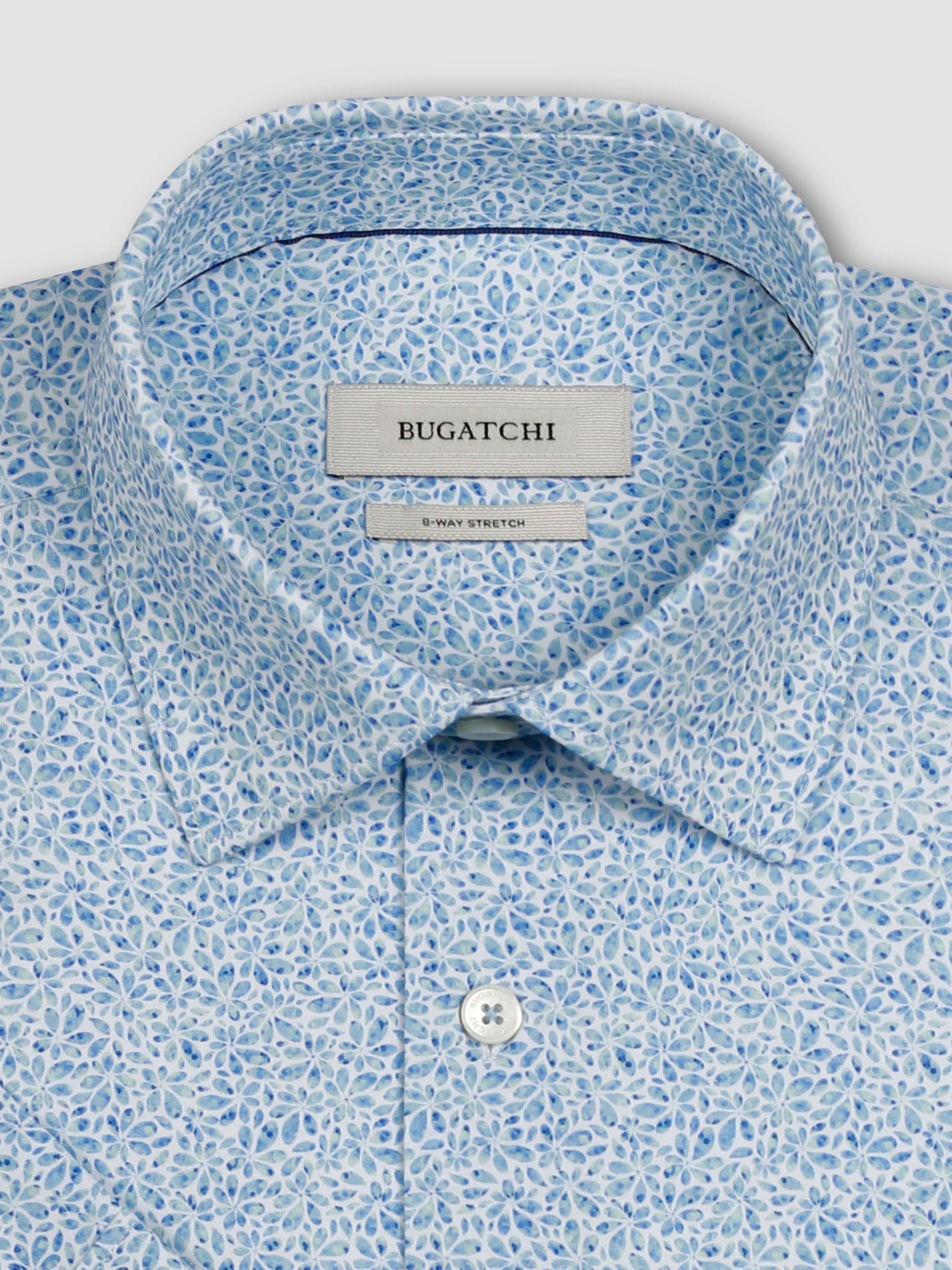Bugatchi Ooohcotton S/S Shirt, Baltic