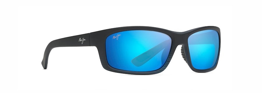 Maui Jim Kanaio Coast Polarized Wrap Sunglasses with Lightweight Injected Nylon Frame Angled View