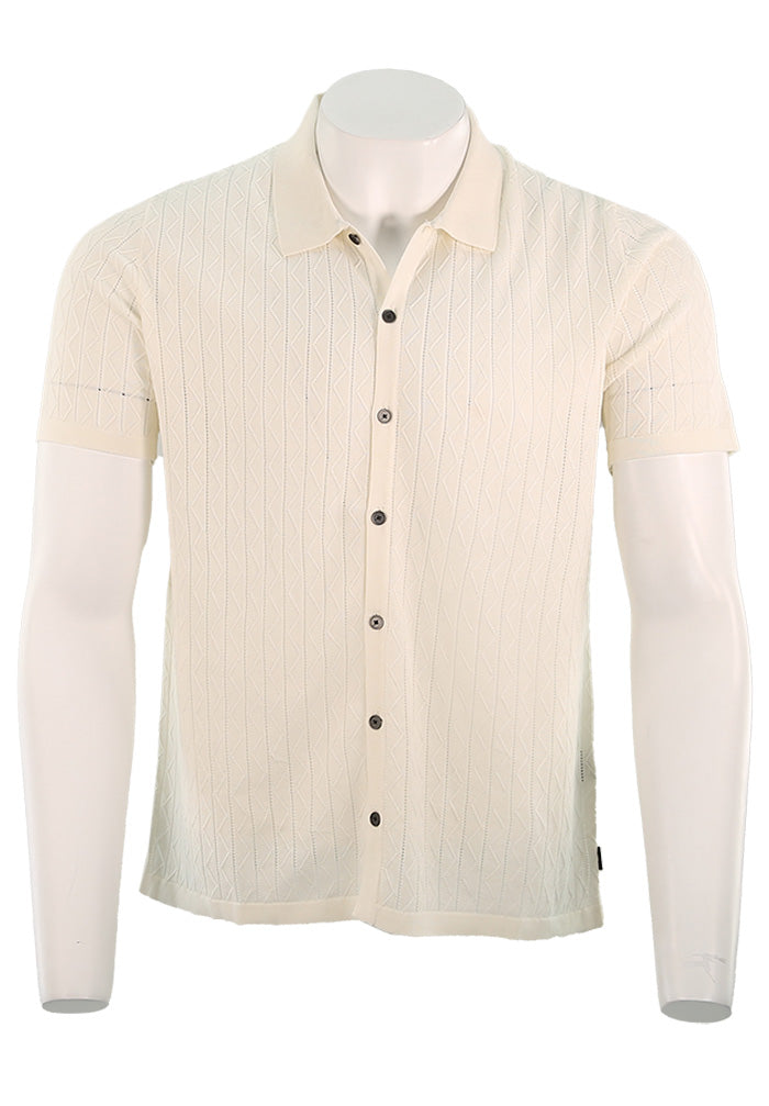 John Varvatos Short Sleeve Sweater Shirt
