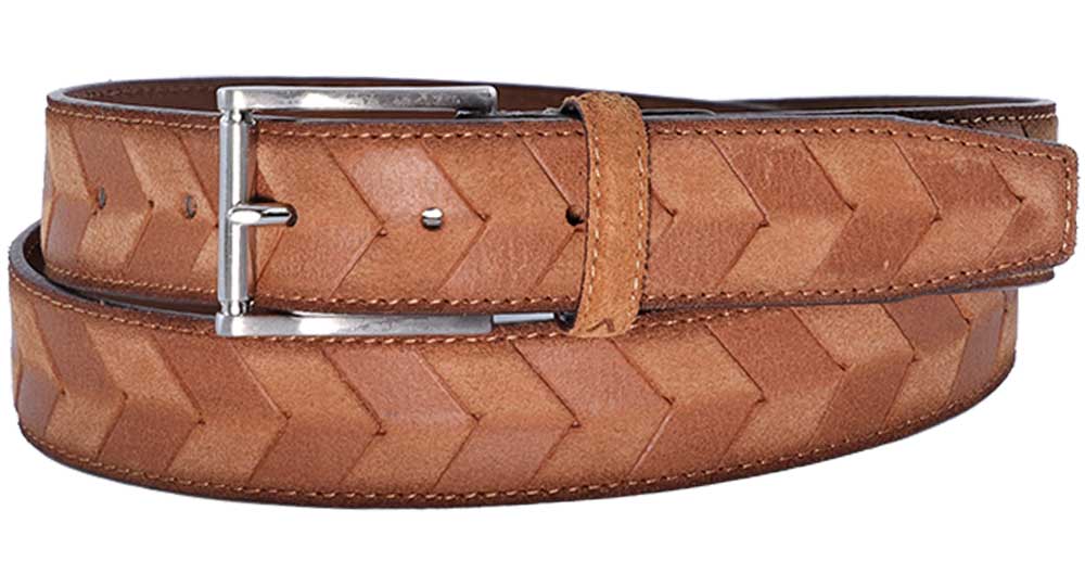Alberto Leather Belt, Cognac