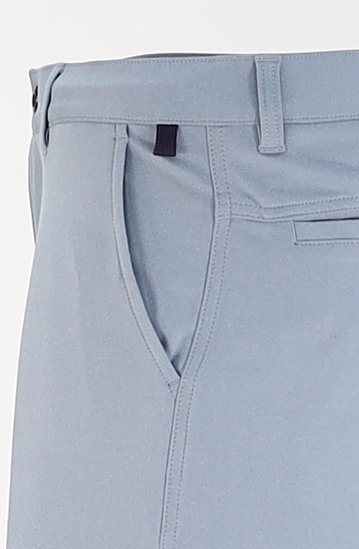Halsey Breakwater Men’s Performance Shorts in Heather Dusty Blue with Side Pocket