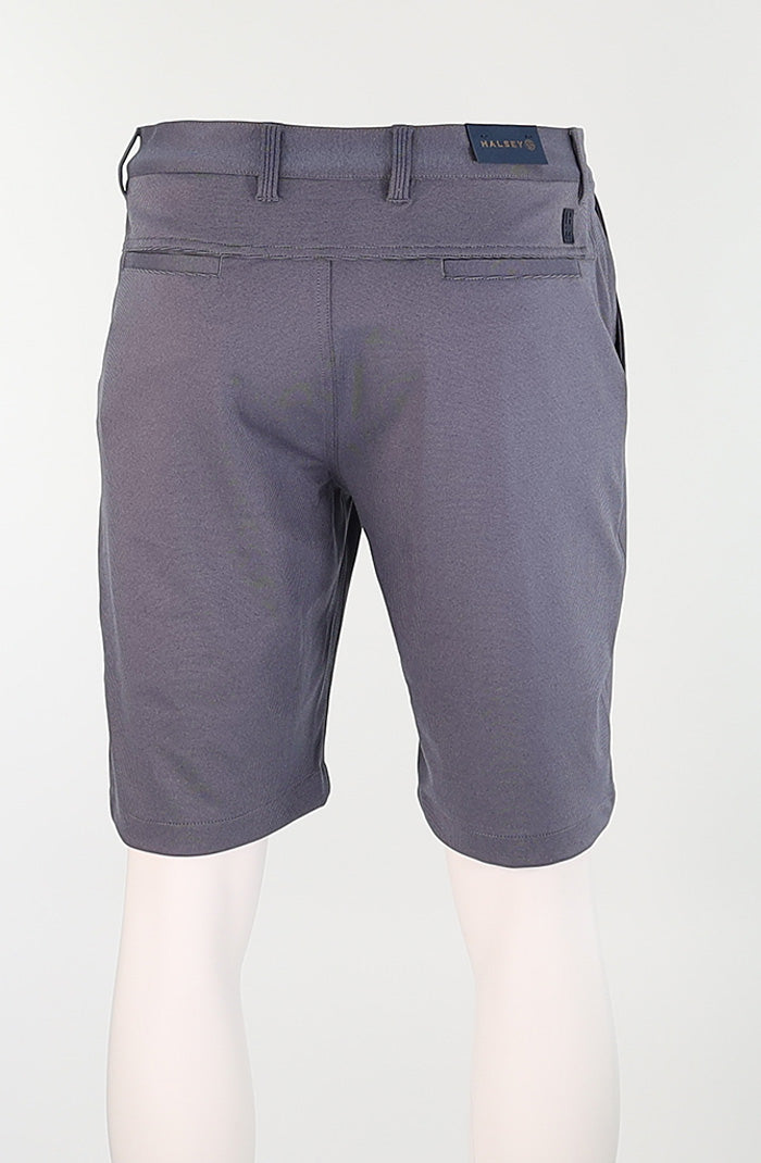 Halsey Breakwater Men’s Shorts in Slate Blue Stripe Moisture-Wicking Fabric – Mondo Uomo Fine Menswear