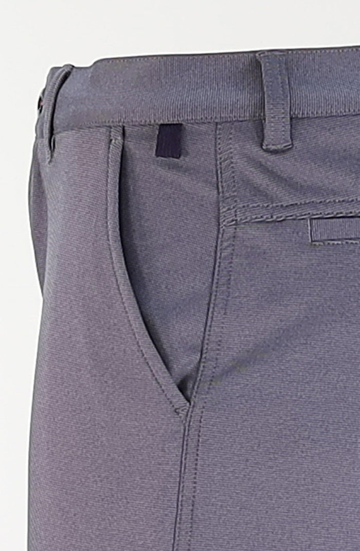 Halsey Breakwater Men’s Performance Shorts in Slate Blue Stripe with Side Pocket